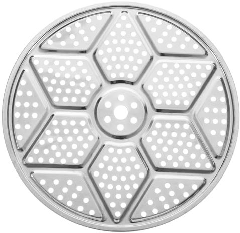 sourcing map Stainless Steel Steamer Rack, 15 Inches Pot Steaming Tray Thicken Pressure Cooker Canning Racks for Steamer Cookware Pressure Cooker, Silver Tone