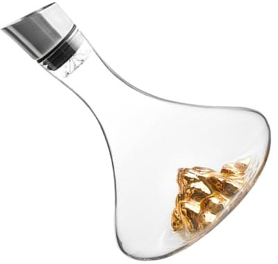 Hoement Carafe À Vin En Cristal Maison Décanter Le Vin Transparente Facile À Vider