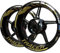 Modische Persönlichkeit Motorrad-Radaufkleber, Felgenaufkleber, Felgenaufkleber, Vorder- Und Hinterrad-Set, Zubehör Für Y&amaha Tracer 9 Gt 900 700(Style 2)