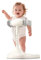 Rrlihjgu Apoyo para el baby shower, soporte de ducha de baño de bebé | Altura ajustable de soporte de baby shower con base antideslizante | Asiento de lavado de bañera de niño portátil plegable para