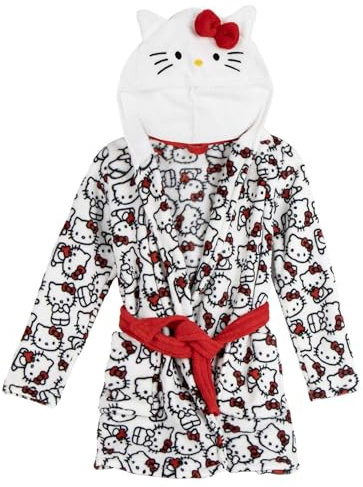 CERDÁ LIFE'S LITTLE MOMENTS Batín Hello Kitty Suave Niños Y Niñas Con Capucha Y Cinturón – Bata Casa Hello Kitty Calentita Y Cómoda Tipo Polar Batin Unisex - Bambini e ragazzi (Pacco da 1)
