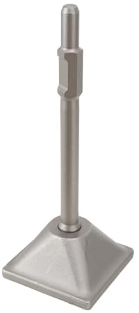 Tamper Shank with 6x6 Plate for Electric Chisel, Heavy-Duty Jack Hammer Plate Tamper for Dirt Compaction and Concrete Demolition