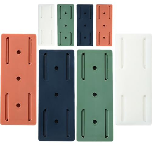 PRETYZOOM 8stücke Teiliges Selbstklebendes Steckdosenleistenhalter Wandmontage Langlebiger Kunststoff Flexibel und Stabil Platzsparende Power Strip Wandhalterung für Büro und Zuhause
