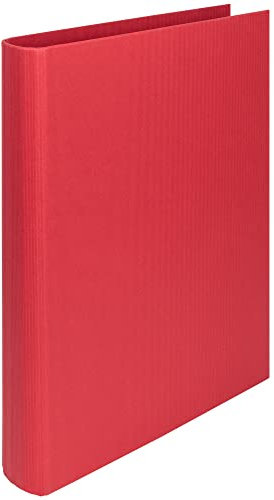 Rössler Papier 1316452360 - S.O.H.O. Ringbuch für DIN A4, 2,5 cm Füllhöhe, 2 -Ring-Mechanik, Rot, 1 Stück
