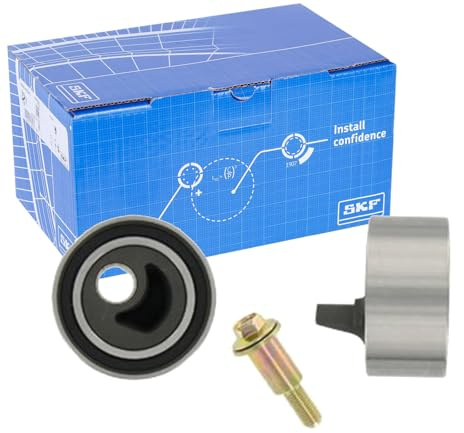 SKF Timing Belt Tensioner Pulley VKM 78000 Height 97 mm Length 95 mm Width 64 mm - OE Quality