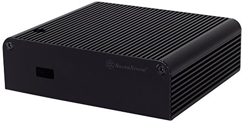 SilverStone SST-PT14B-H1D1 - Petit Intel NUC Computer Gehäuse, Board D54250WYB, D34010WYB, schwarz+