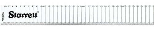 Starrett 36099 Aluminium-Lineal mit gerader Kante