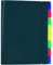 Foldersys Ordnungsmappe A4 PP 8 Fächer schwarz