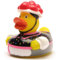 Duckshop I Badeente Schwarzwald Frau I Quietscheente I L: 7.5 cm - inkl. Quietscheentchen -Schlüsselanhänger im Set I Geschenk Reise-Fans I Souvenir