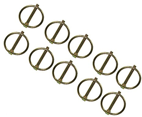 4.5mm Lynch Pins Clip Clamp (Linchpin) Linkage Locking Pin 10pc Tractor Trailers