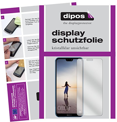 dipos 6x Displayschutzfolie klar für Huawei P20 Lite