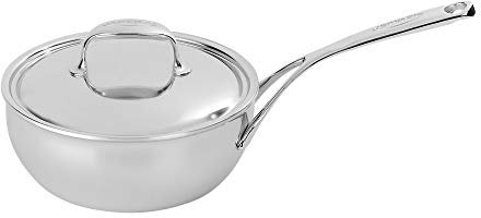 Demeyere Atlantis stainless steel Saucier 2.1-qt Stainless Steel