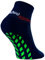 Rainbow Socks - Jungen Mädchen Neon Sneaker Sport Stoppersocken - 1 Paar - Blau - Größen 30-35