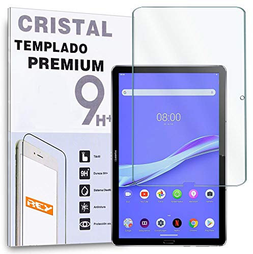 REY Protector de Pantalla para Huawei MEDIAPAD M6 10 (10.8), Cristal Vidrio Templado Premium, Táblet