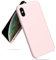 TUDIA Custodia in silicone morbido protettiva Slim progettata per iPhone Xs (2018) / iPhone X (2017) (Sabbia rosa)