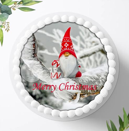 Essbares Foto für Torten, Tortenbild, Weihnachten, Tortenaufleger - Super Qualität, 0009W