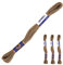 3 Docken Stickgarn je ca. 8m / Sticktwist 100% Baumwolle Stickerei verschiedene Farbwahl, Farbe :7952 rehbraun