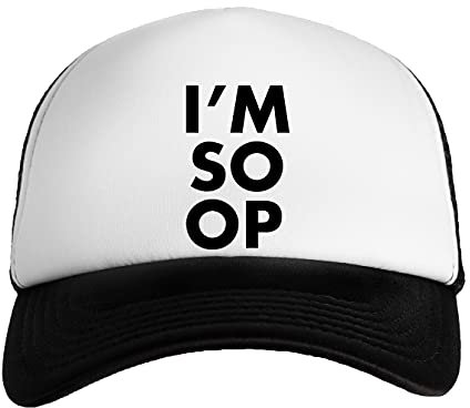 Luxogo Im So Op Jungen Mädchen Baseball Snapback Cap Boys Girls Baseball Snapback Cap