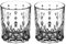 DIAMANTE Vasos de whisky – ''Marbella – Cristal premium sin plomo – Juego de 2