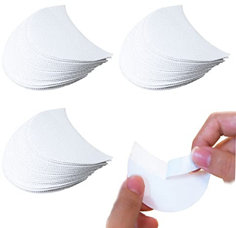 NITAIUN 150 Stücke Lidschattenschild Lidschatten Protector Pads zur Verhinderung von Tönung Lippen Make-up Rückstand und Wimpernverlängerung für lupenreine Smokey Eyes und Cateyes (150 Stücke)