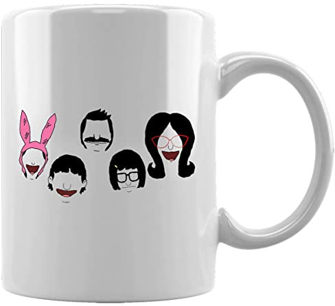 Der Belcher Bobs Burger Familie Keramikbecher Weißes Kaffee Tee Wasser Tasse Büro Home Ceramic White Mug Cup