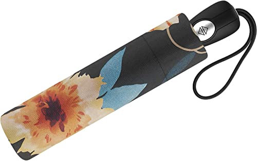 Pierre Cardin Regenschirm Pivoine Dark - Taschenschirm Easymatic