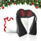 Donnerberg® Geschenk Set Schwarz Nackenmassagegerät + Bambuskissen Geschenk für Frauen und Männer Geschenkidee Hochwertige Geschenke