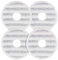 Spin and Clean Lot de 4 recharges de serpillère en microfibre lavable et réutilisable pour nettoyer les sols