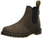 Dr. Martens Herren Chelsea Boots, DMS Olive Archive Pull Up Black Borg Fleece, 43 EU