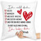 Kissen 40x40 Zierkissen - Partner Ideen - Ich Will Dich Heute Morgen nächste Woche I Ich Liebe Dich Geschenk Paar Geschenke - 40 x 40 cm - Weiß - für sie pärchenkissen Valentinstag Love Pillow