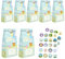Sacchetti Pasquali Personalizzabili Originali - 20 Sacchettini Regalo Pasquale con Adesivi per Cioccolatini e Caramelle – Sacchetto Bustine di Carta Pasquali Colorati per Adulti e Bambini