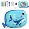 Tosaju Sofortbildkamera für Kinder Digitalkamera Fotokamera Kinderkamera Polaroid-Kamera mit 3 Rollen Druckpapier Geschenkidee für Kinder mit 2,4 Zoll Display 32 GB SD-Karte Blau