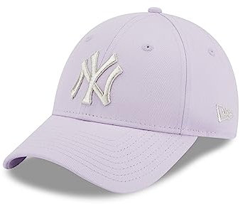 New Era New York Yankees MLB Metallic Logo Lightpurple 9Forty Adjustable Women Cap - One-Size