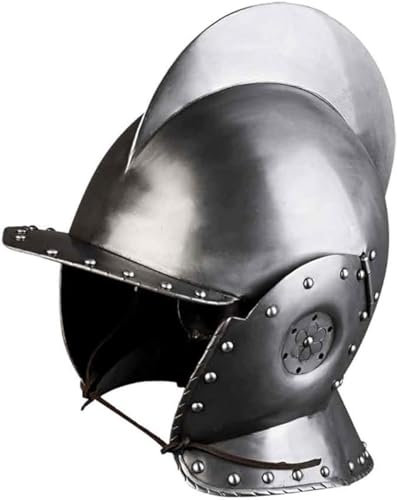 ANTIQUEMEDIEVAL Sigismund Stahl Burgonet Helm Ritter Kostüm