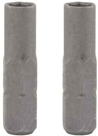 2 Stück Sechskant Schraubendrehereinsätze, 1/4 Zoll Bit Adapter, Sandgestrahlter Magnetisch Bit Adapter 1/4, 1/4 Hex-Konverter, Adapter 1/4 Zoll 6,35 mm Bis 4 mm, 1/4 6,35 mm Griff
