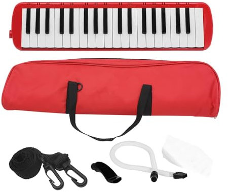 Melodica a 37 tasti,Giocattolo melodica a 37 tasti,Pianoforte ad aria divertente - Strumento melodica a tastiera soffiata, strumento musicale a tastiera Air Piano per principianti e adulti