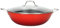 LAGUIOLE, Wok aus rotem Gusseisen 36 x 10 cm – optimale Wärmespeicherung, leicht, antihaftbeschichtet, einfache Reinigung, alle Wärmequellen, Induktion, 100% Gusseisen, elegantes Design, 10 l, rot