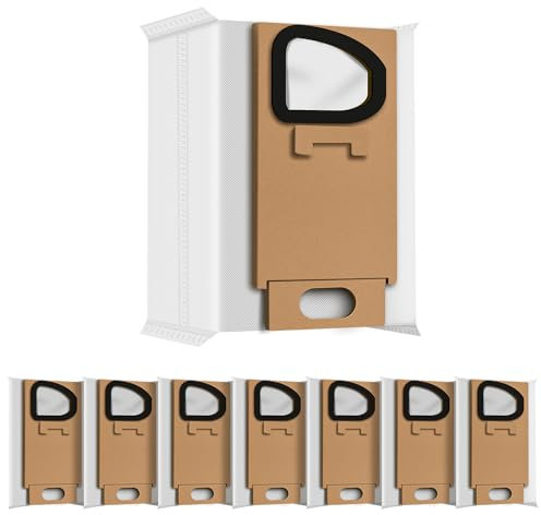 8 Stück Staubbeutel für Roborock H5 / H7 Staubsauger, 650 ml Staubsaugerbeutel Großer Kapazität Zubehör
