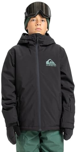 Quiksilver Snow Jacket Mission Jacket Boy's Black 10