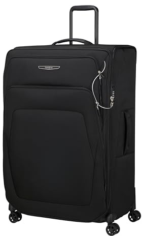 Samsonite Spark SNG Eco - Softside Suitcase 82 cm Large - Trolley Suitcase with 4 Wheels, TSA Lock, Lightweight & Expandable - Blue (Midnight Blue)