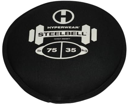 HYPERWEAR SteelBell 35 kg | Stahl Shotgefülltes Neopren Gewicht