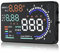 Arestech 14 cm A8 OBD2 Windschutzscheibe HUD Head Up Display mit Anzeige RPM MPH Geschwindigkeitswarnung Kraftstoffverbrauch Temperatur