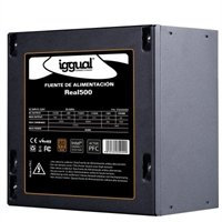iggual Fuente Aliment. PSI09490 500w 80Plus Bronze - Fuente de alimentación (500 W, 230 V, 50-60 Hz, 18 A, 21 A, 21 A)