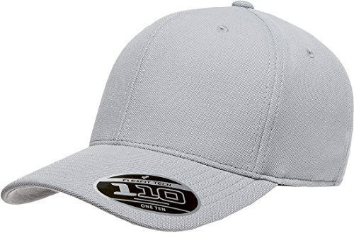 Flexfit Herren 110 Cool & Dry Athletic Cap Hut, Silber, Einheitsgröße