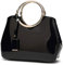 DEERWORD Donna Borse a Mano Borsa a Spalla Elegante Grandi Firmate Marca Tracolla Antifurto PU pelle 5376 1 pz Nero