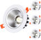 LED-Einbaustrahler Cob Einbaustrahler Winkel einstellbar Cob Schrankrichtungsgerichtet Nachrüst-Kit weiß nicht dimmbar