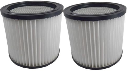 2x Rund-Filter Lamellenfilter Patrone Falten-Filter Dauer-Filter für Starmix NT10, Güde, Matrix, Estra 2000, LIV, NTS 20, FIF NTS, Thomas, Simpa