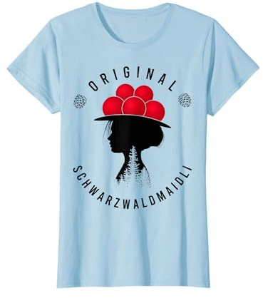 Original Schwarzwaldmädel Schwarzwaldmaidli Bollenhut Bild T-Shirt