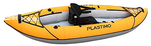 AB Tools Plastimo Aufblasbares Meer & Fluss Kajak Kanu Single 2,7m V-Typ mit Paddelruder
