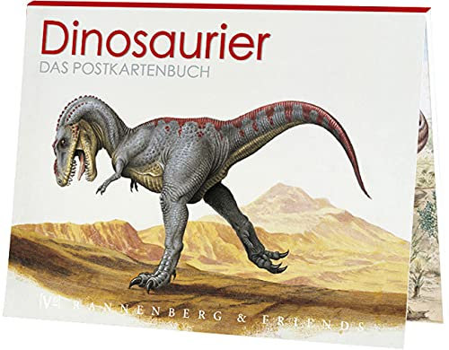 Rannenberg & Friends Postkartenbuch Dinosaurier, Tiere, Postkarte Ansichtskarte, 15 Karten, Dinos Saurier